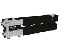 MK-100-3.EPP (до 100 кВт, 2 магистрали G 1¼″, 3 контура G 1″, EPP-термоизоляция, 4D-кронштейны K.UMS, цвет ″черный муар с серебром″, универсальное подключение термодатчика)